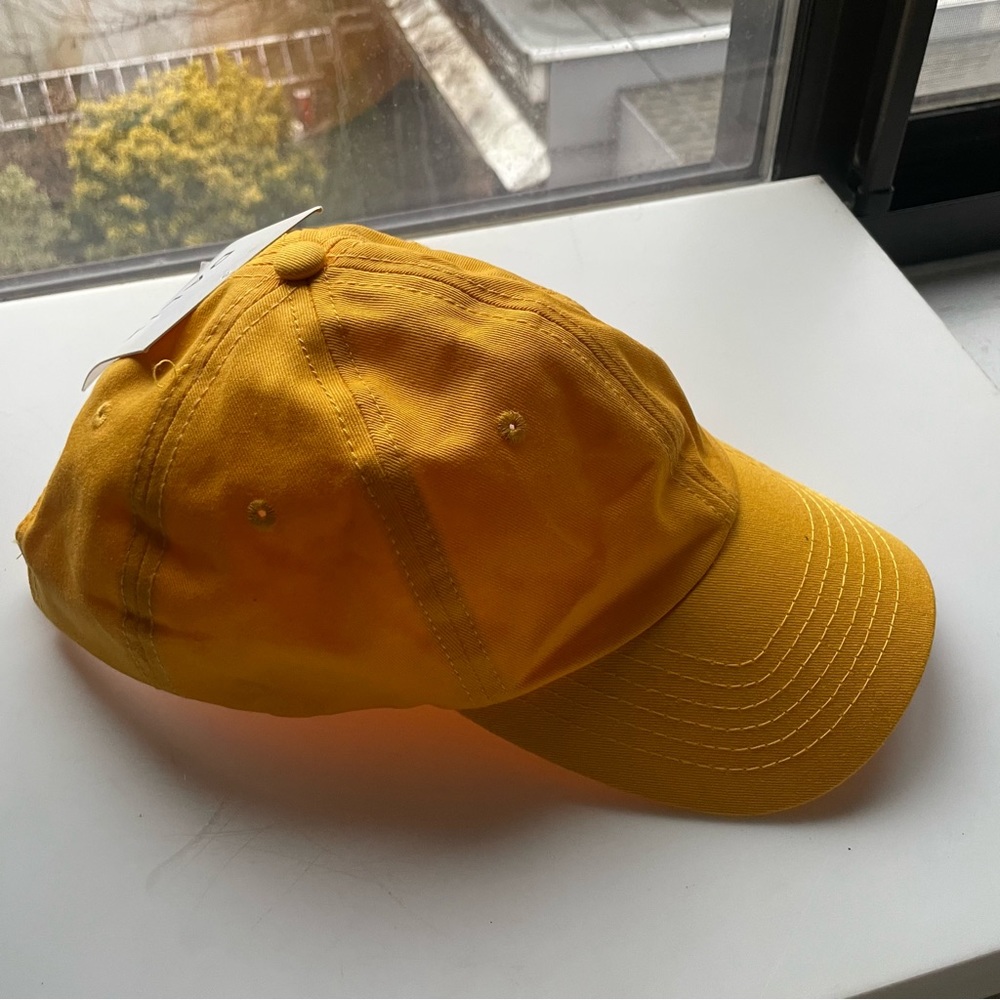 Dalix Dad Cap Adjustable Yellow Unisex
